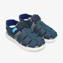 Camper Oruga Kids Sandals US-07196 Navy Clearance USA